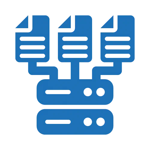 Ícone representando arquitetura de dados